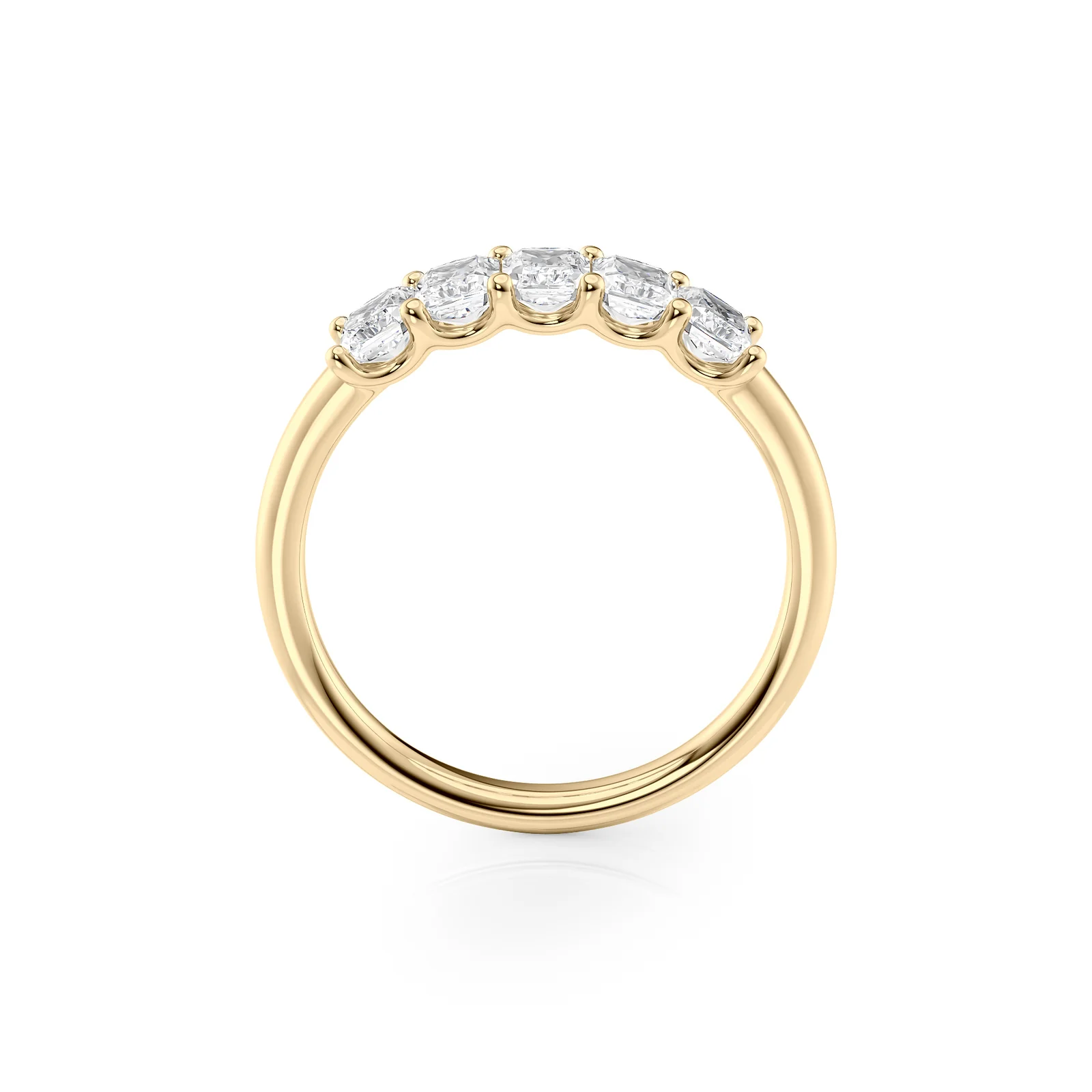 1ct Radiant Prong Anniversary