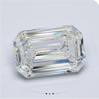 5.01 Carat D IF Emerald Natural Diamond