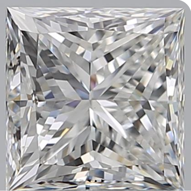 4.32 Carat F VVS1 Princess Lab Diamond