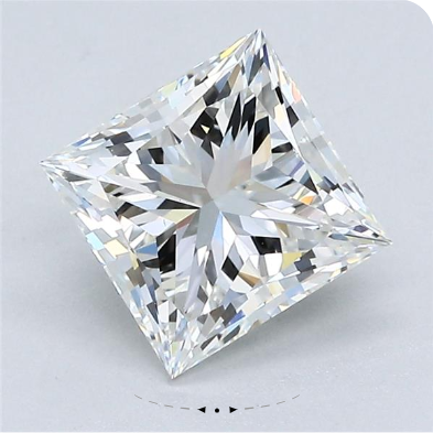 7.1 Carat F VS1 Princess Lab Diamond