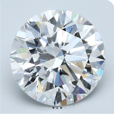 5.56 Carat F VVS2 Round Natural Diamond